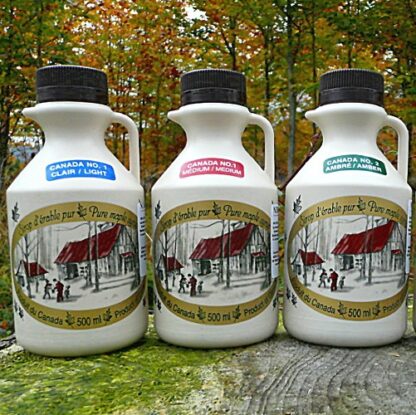 3 x 500 ml Javorový sirup – Váš vlastní výběr druhů